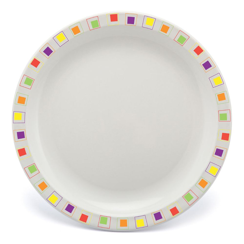 Polycarbonate Large Patterned Duo Plate 23cm Case Size 10