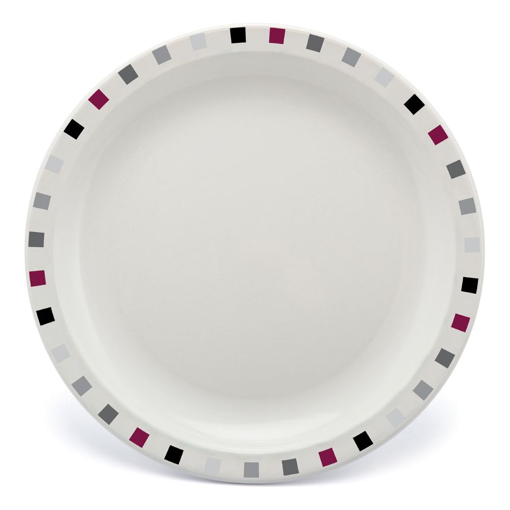 Polycarbonate Large Patterned Duo Plate 23cm Case Size 10