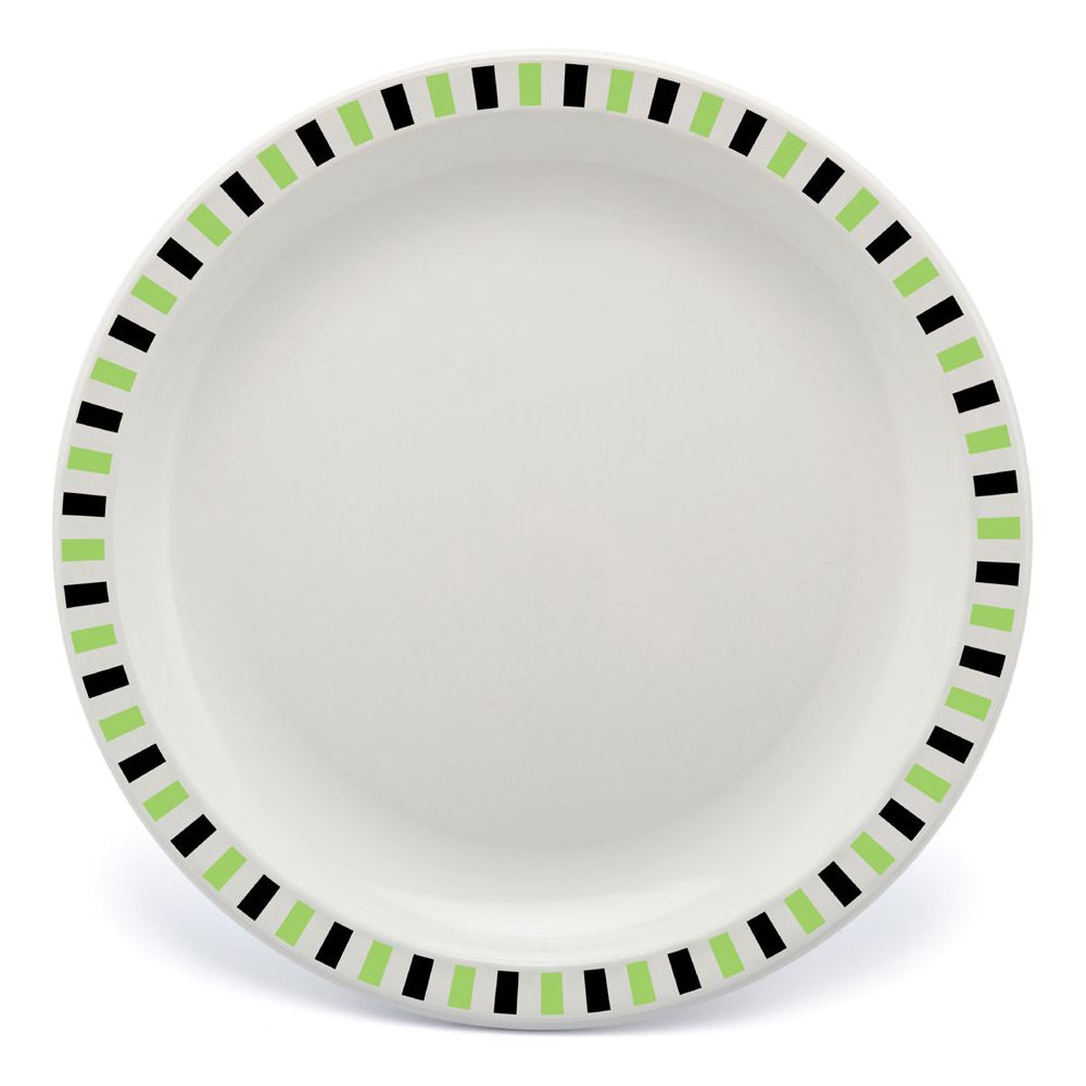 Polycarbonate Large Patterned Duo Plate 23cm Case Size 10