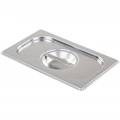 Genware Stainless Steel 1/4 Gastronorm Pan Lid Only