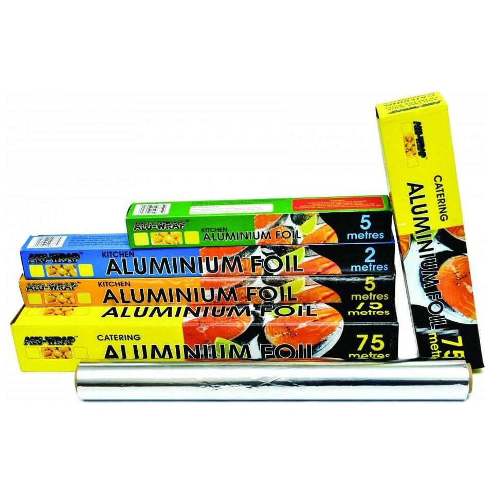 Jumbo Catering Kitchen Foil Roll 450mm x 75m Case Size 6.