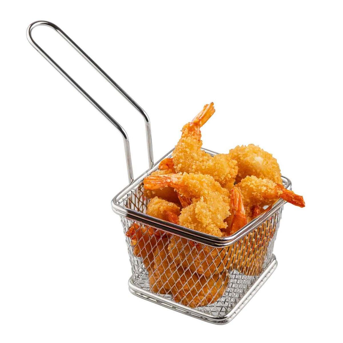 Tablecraft Small Square Wire Serving Basket 20cm x 9cm x 11cm.