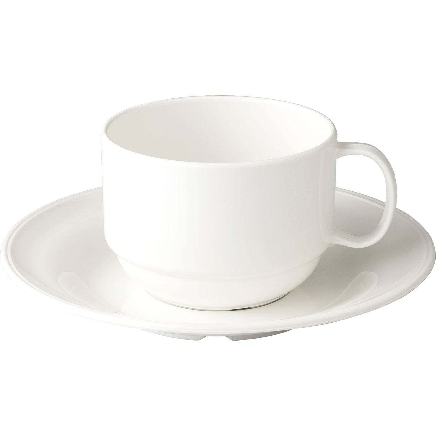 Harfield Polycarbonate White Cup & Handle 275ml - Cater-Connect Ltd