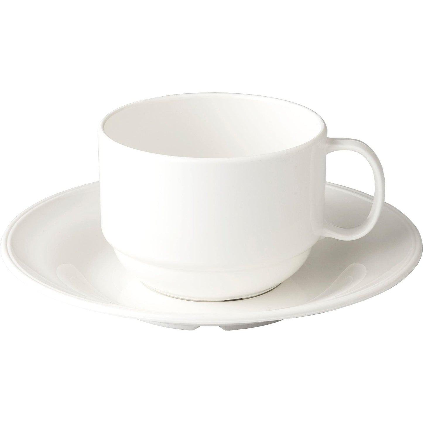 Harfield Polycarbonate White Cup & Handle 275ml.