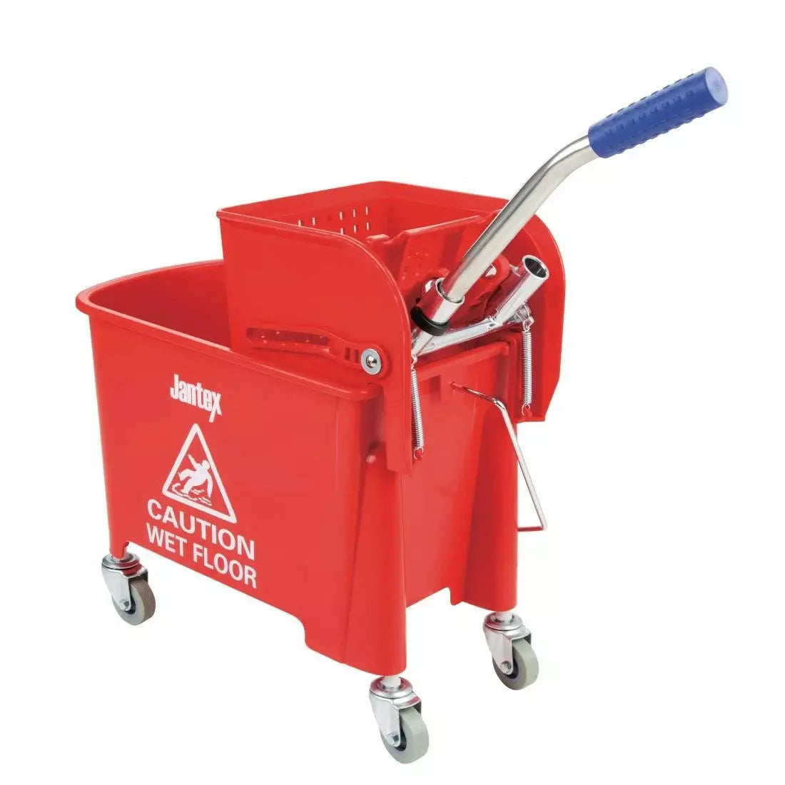 Jantex Kentucky Mop Bucket and Wringer 20Ltr Red - Cater-Connect Ltd