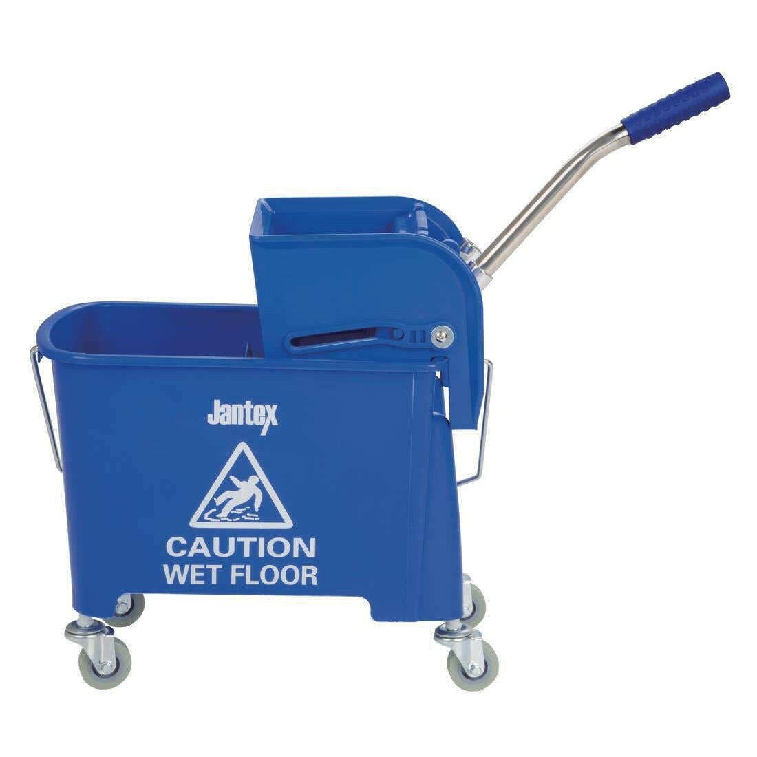 Jantex Kentucky Mop Bucket and Wringer 20Ltr Blue - Cater-Connect Ltd
