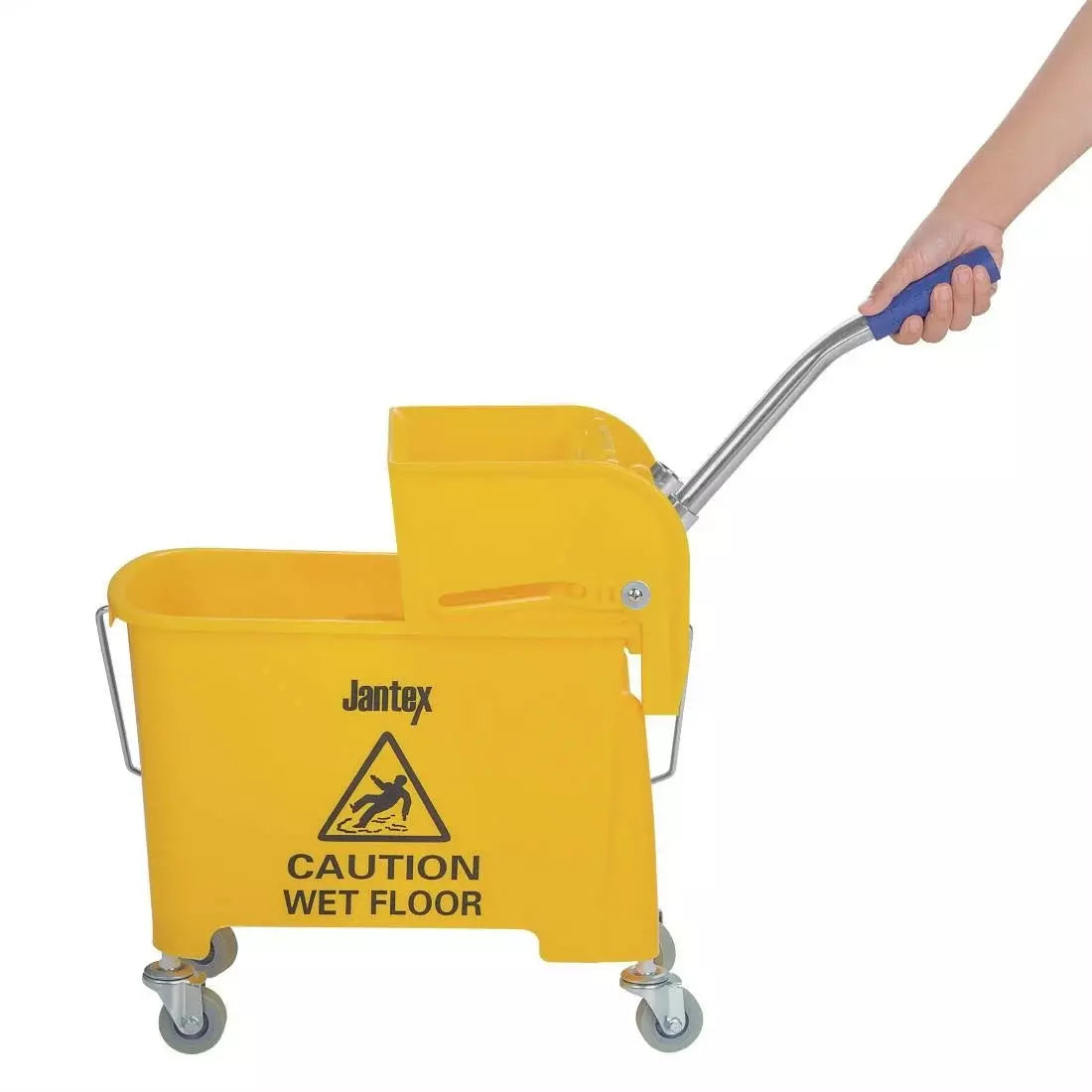 Jantex Kentucky Mop Bucket and Wringer 20Ltr Yellow - Cater-Connect Ltd