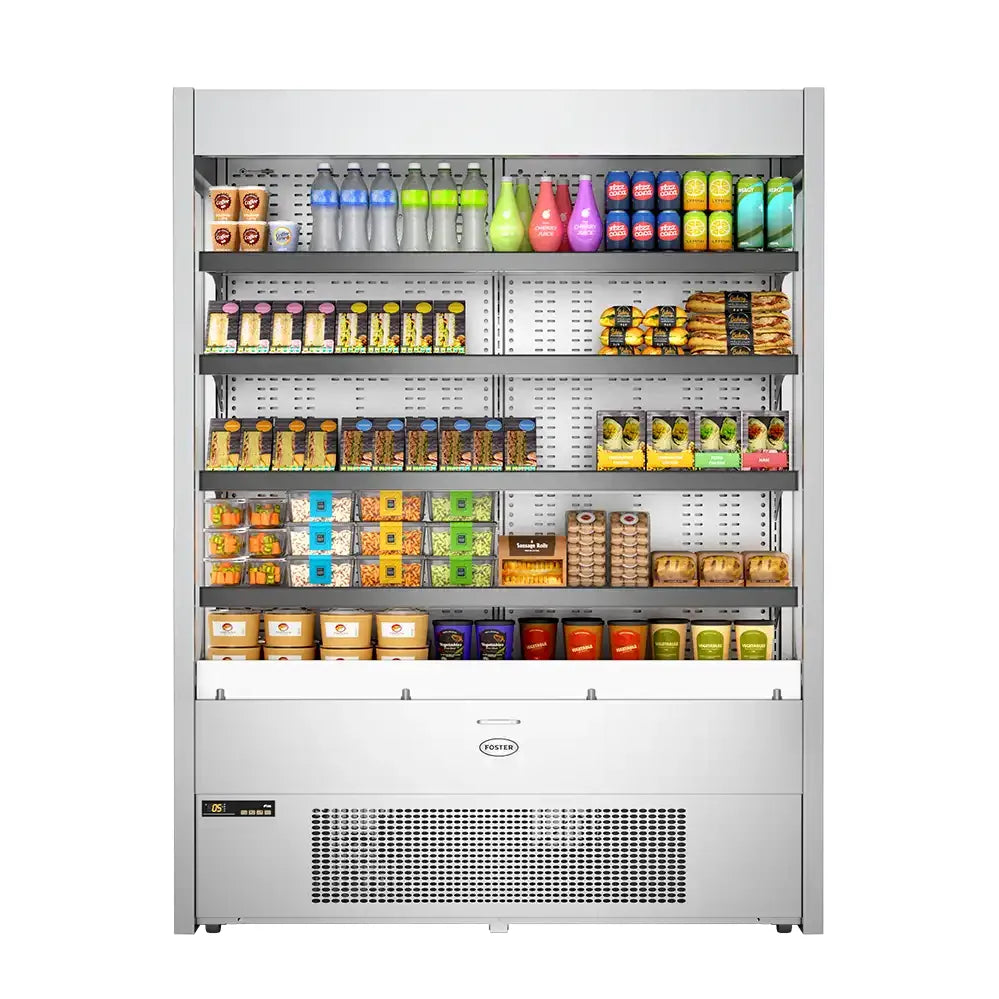 Foster FMPRO1500NG Chilled Multideck Merchandiser LED 4 Tier 1495mm.