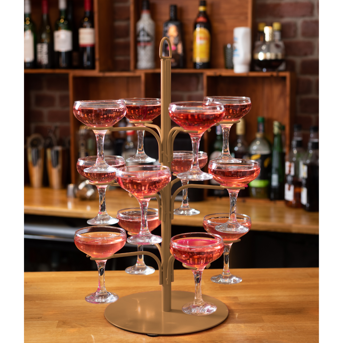 Copper Gin and Cocktail Serving Tree - Cater-Connect Ltd