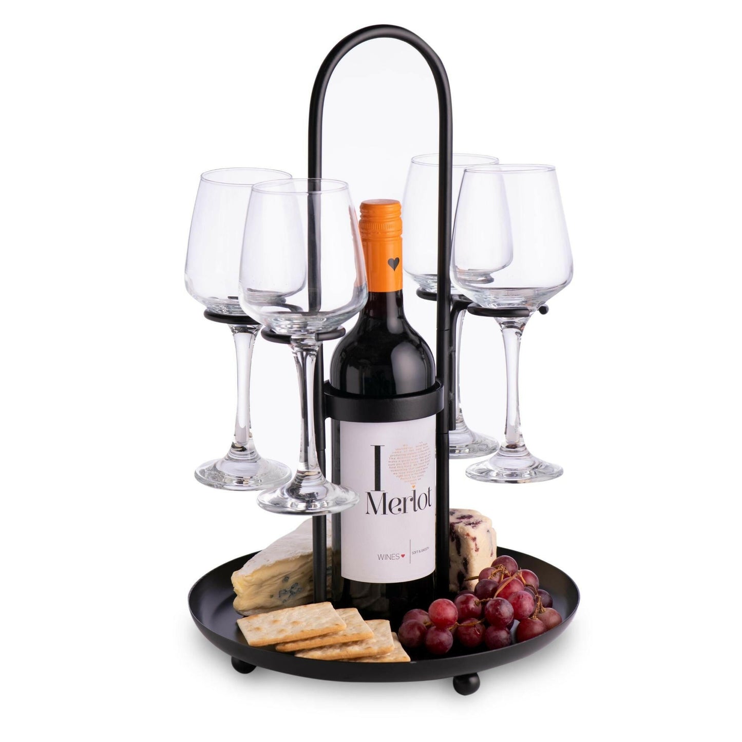 Four Glass Wine Serving Tree Stand - Cater-Connect Ltd