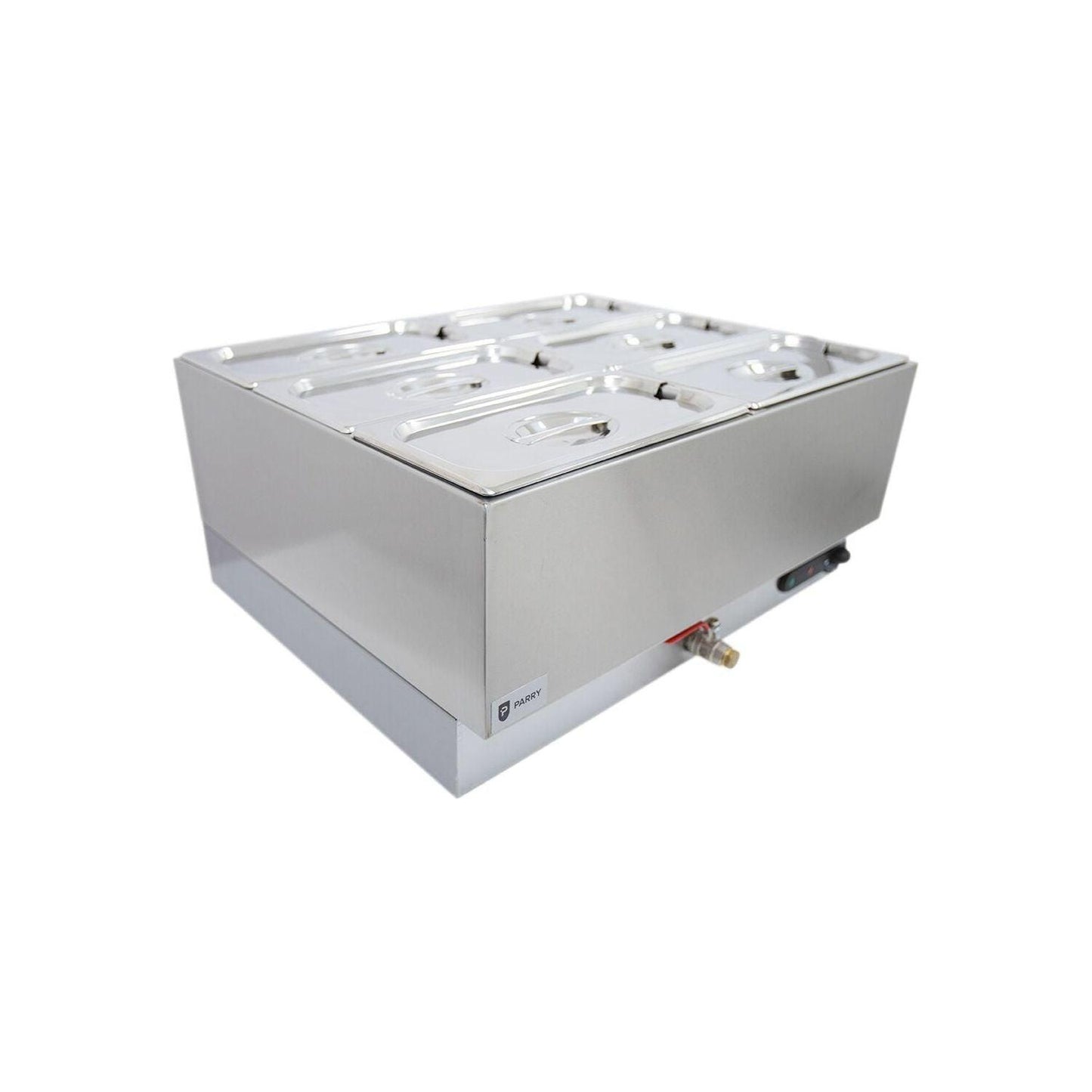Parry 1985 Electric Countertop Wet Bain Marie 6 x 1/3GN.