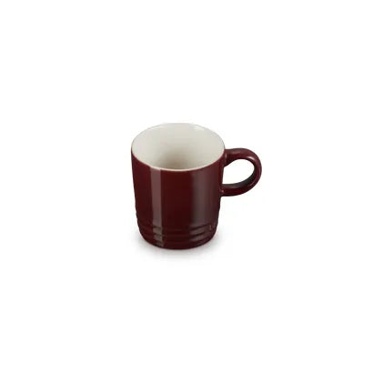 Le Creuset Stoneware Espresso Mug 100ml Garnet Case Size 6.
