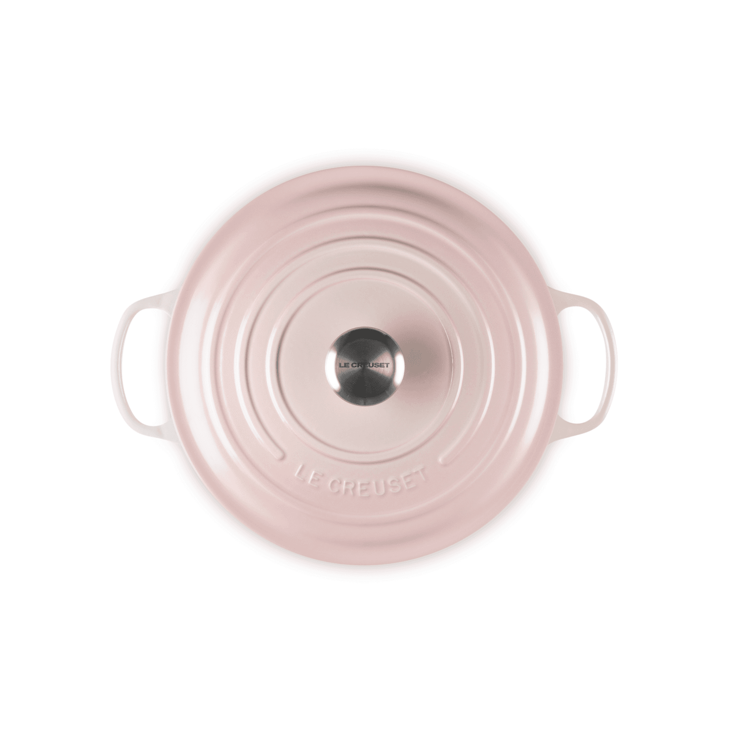Le Creuset Shell Pink Cast Iron Round Casserole 28cm 6.7 Litres