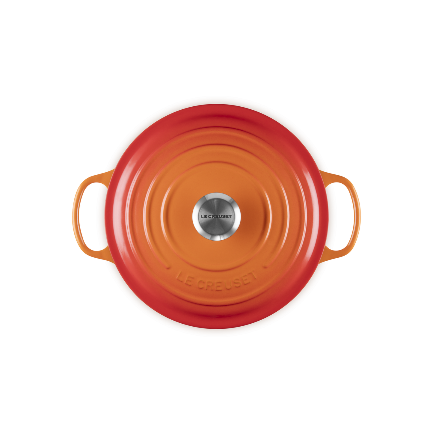 Le Creuset Volcanic Cast Iron Round Casserole 24cm 4.2 Litres