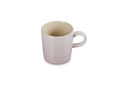 Le Creuset Stoneware Espresso Mug 100ml Shell Pink Case Size 6