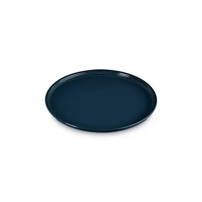 Le Creuset Stoneware Coupe Plate Nuit 27cm Case Size 4.