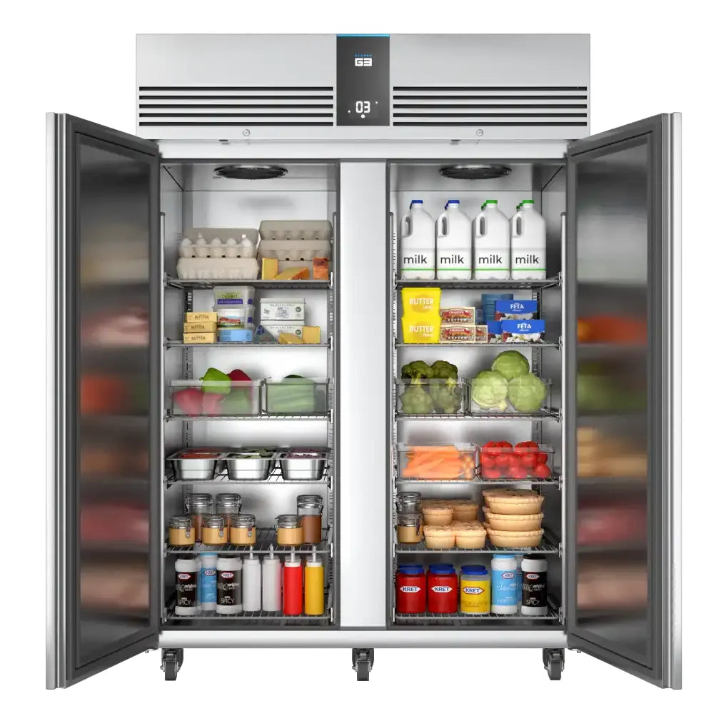 Foster EcoPro G3 EP1440H Double Door Upright Refrigerated Cabinet 1350 Litres - Cater-Connect Ltd