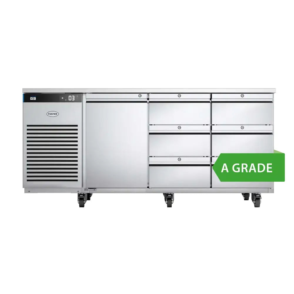 Foster EcoPro G3 EP1/3H Single Door 6 Draw Counter Fridge 435 Litres - Cater-Connect Ltd