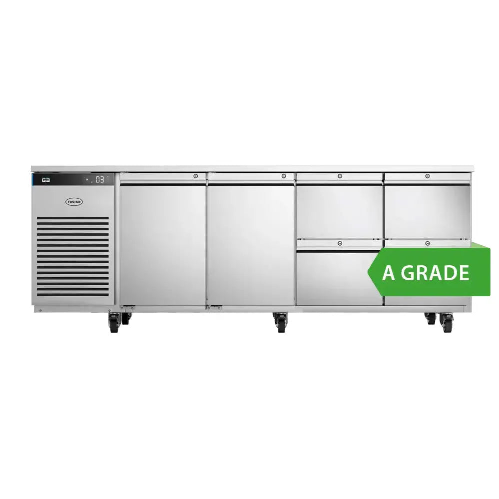 Foster EcoPro G3 EP1/4H 2 Doors 4 Draw Counter Fridge 585 Litres - Cater-Connect Ltd