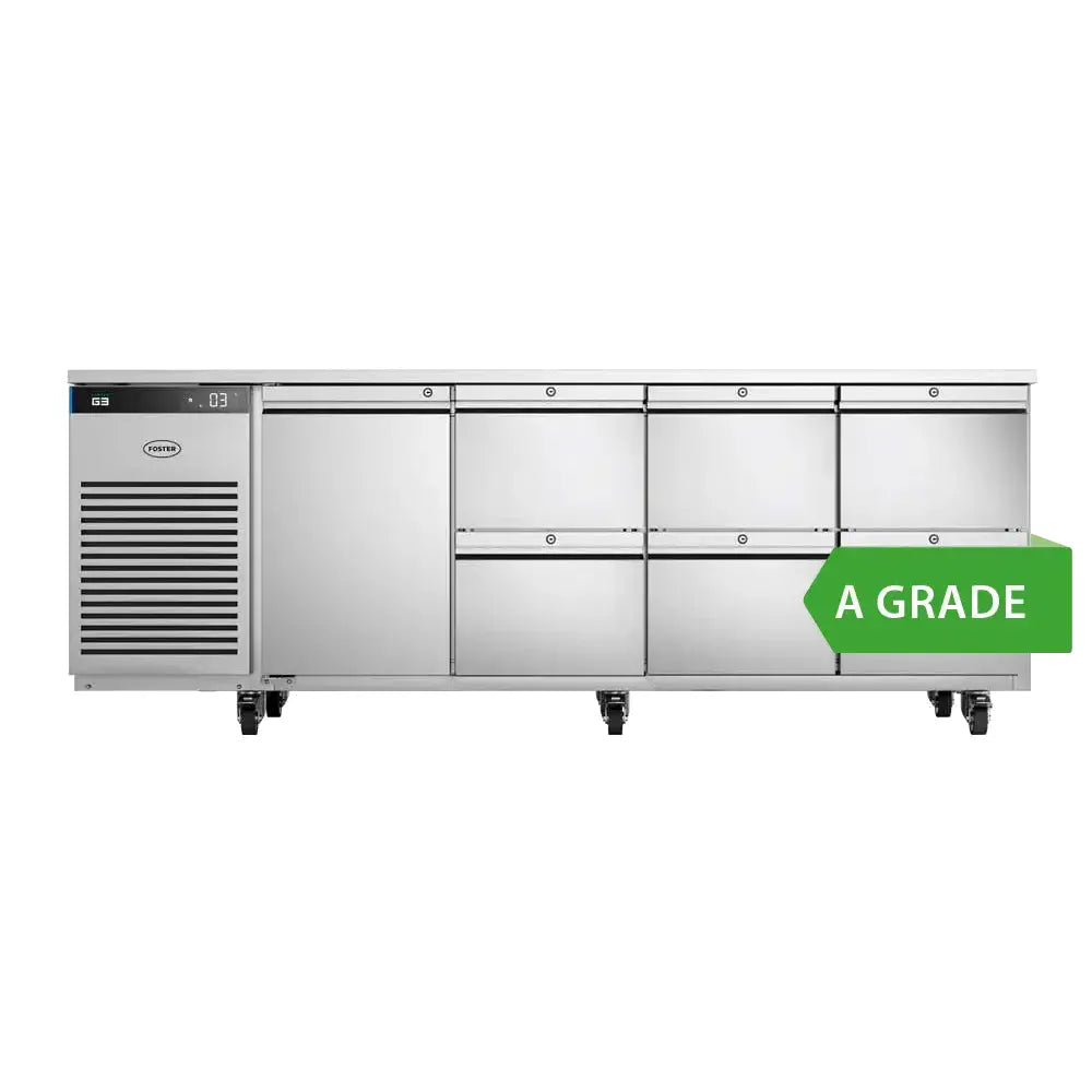 Foster EcoPro G3 EP1/4H Single Door 6 Draws Counter Fridge 585 Litres - Cater-Connect Ltd