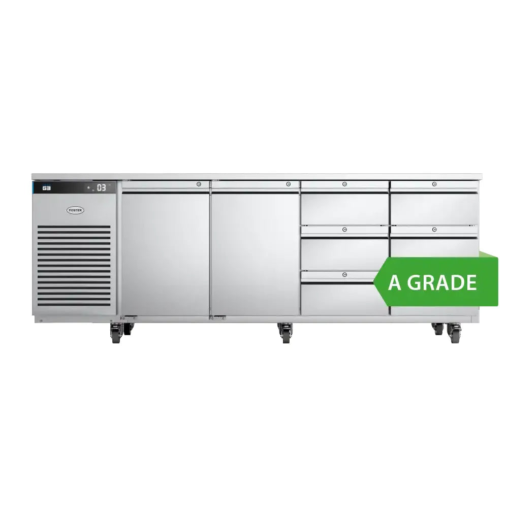Foster EcoPro G3 EP1/4H 2 Doors 6 Draws Counter Fridge 585 Litres - Cater-Connect Ltd