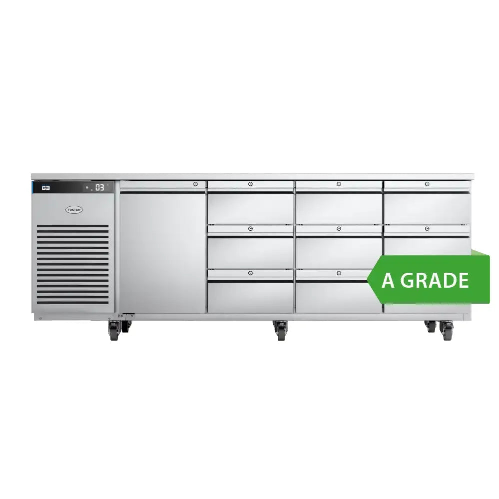 Foster EcoPro G3 EP1/4H Single Door 9 Draws Counter Fridge 585 Litres - Cater-Connect Ltd