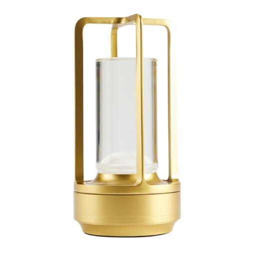 Industrial 503003G Cordless Brassy Restaurant Table Lamp 17.5cm.