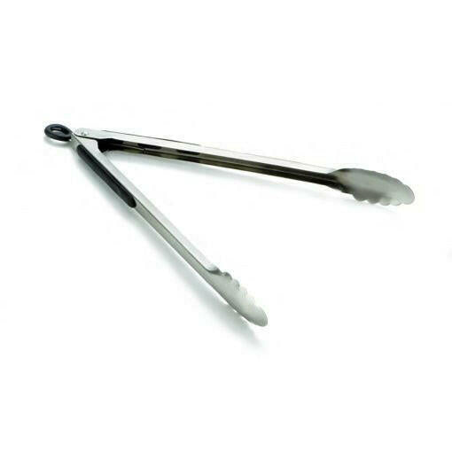 Stainless Steel Ergonomic Locking Tongs 23cm - Cater-Connect Ltd