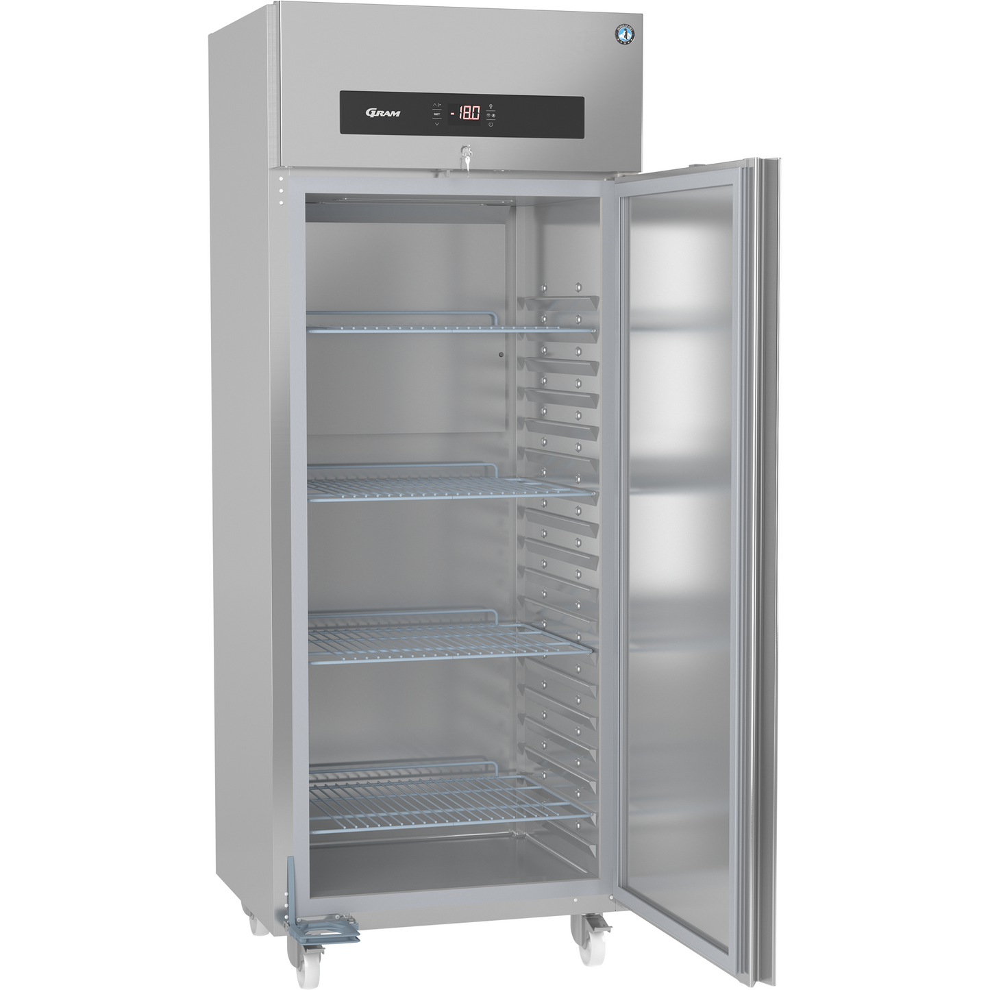 Hoshizaki Premier KG W80 C DR U Upright Single Glass Door Fridge 700 Litres