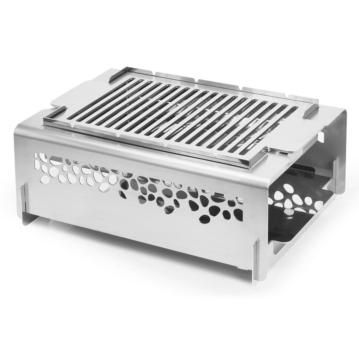 Pujadas 85200 Single Grillbox Tabletop Barbeque 370mm - Cater-Connect Ltd