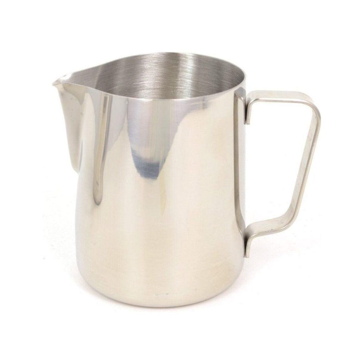 Rhinowares Classic Silver Milk Foaming Jug 600ml.