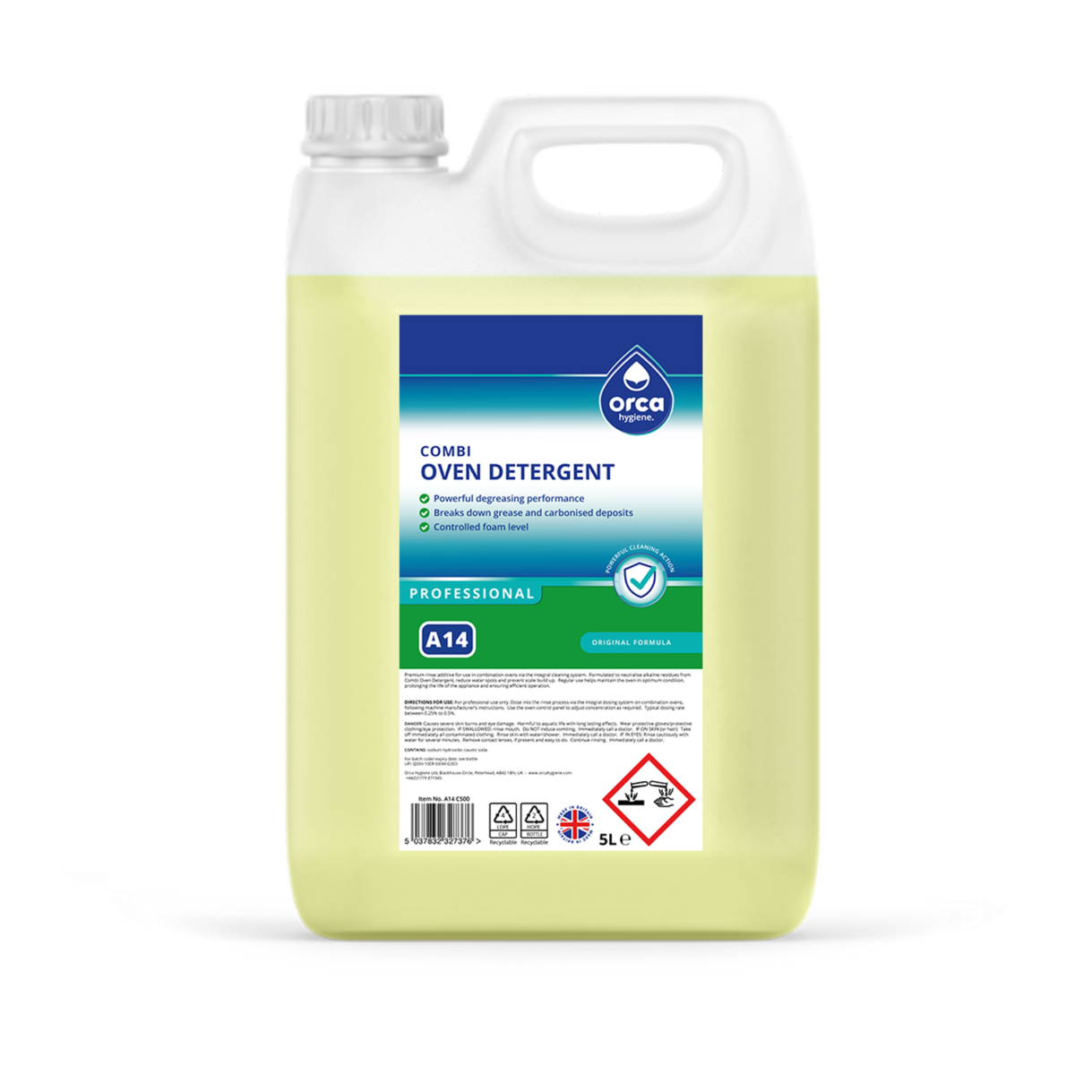 Orca Hygiene A14 Combi Oven Detergent 5 Litres