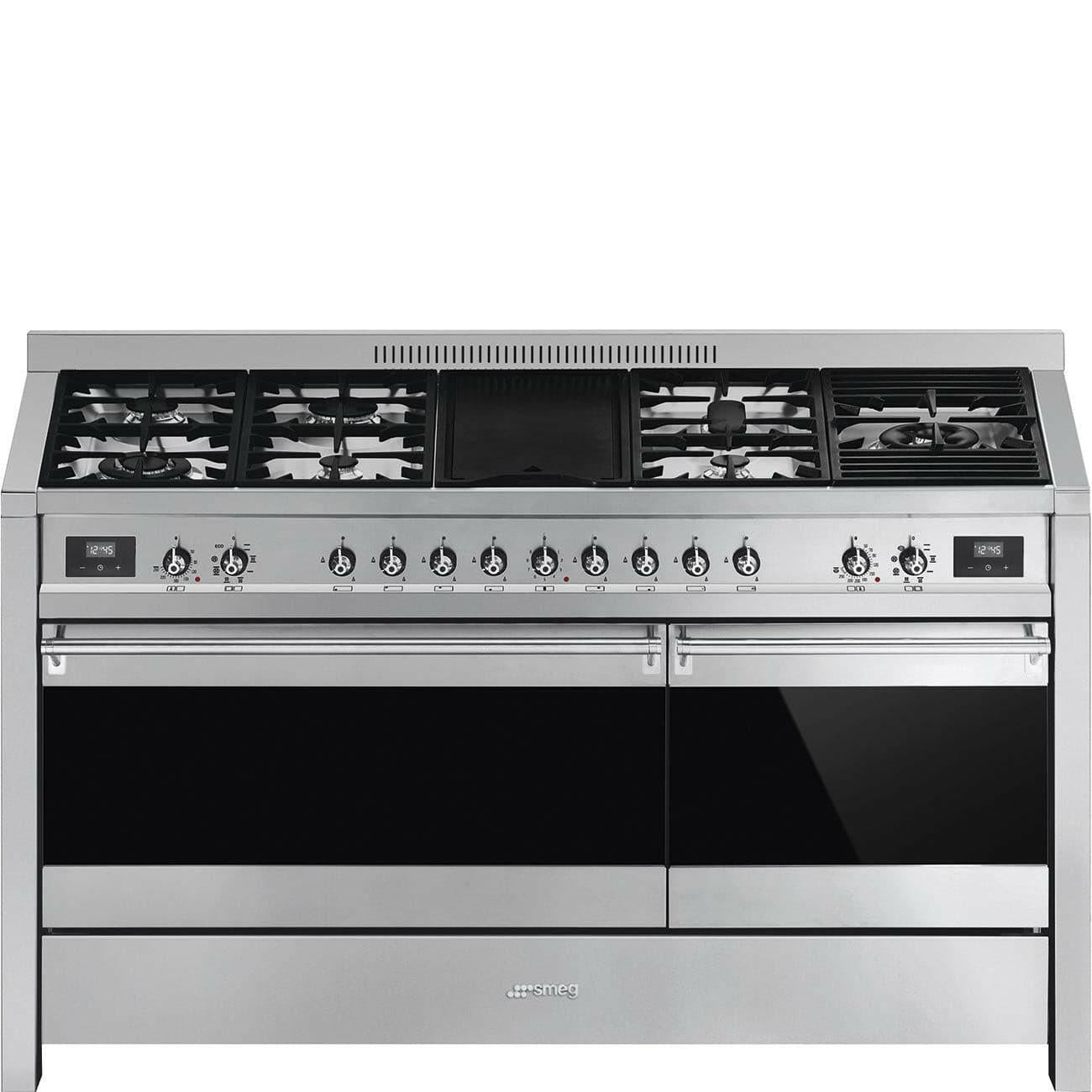 Smeg A5-81 Dual Fuel Range Cooker-Stainless Steel 1500mm - Cater-Connect Ltd