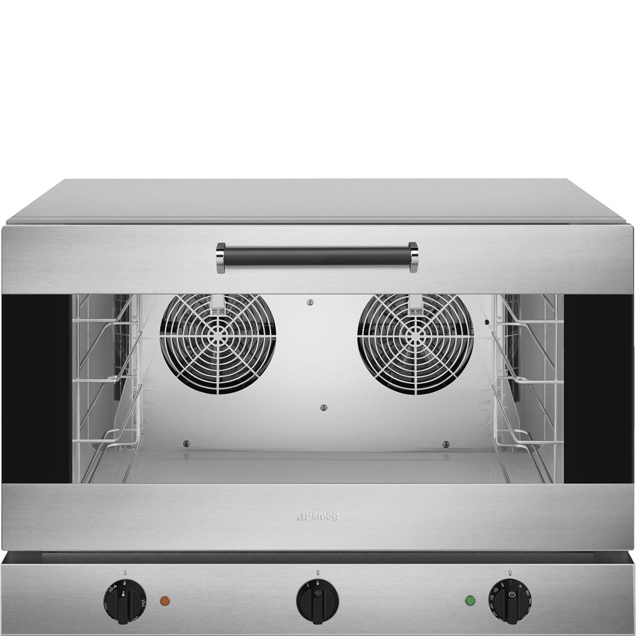 Smeg ALFA420H-2 Commercial 4 x 600mm x 400mm Convection Bake Off Oven 6.9kw.
