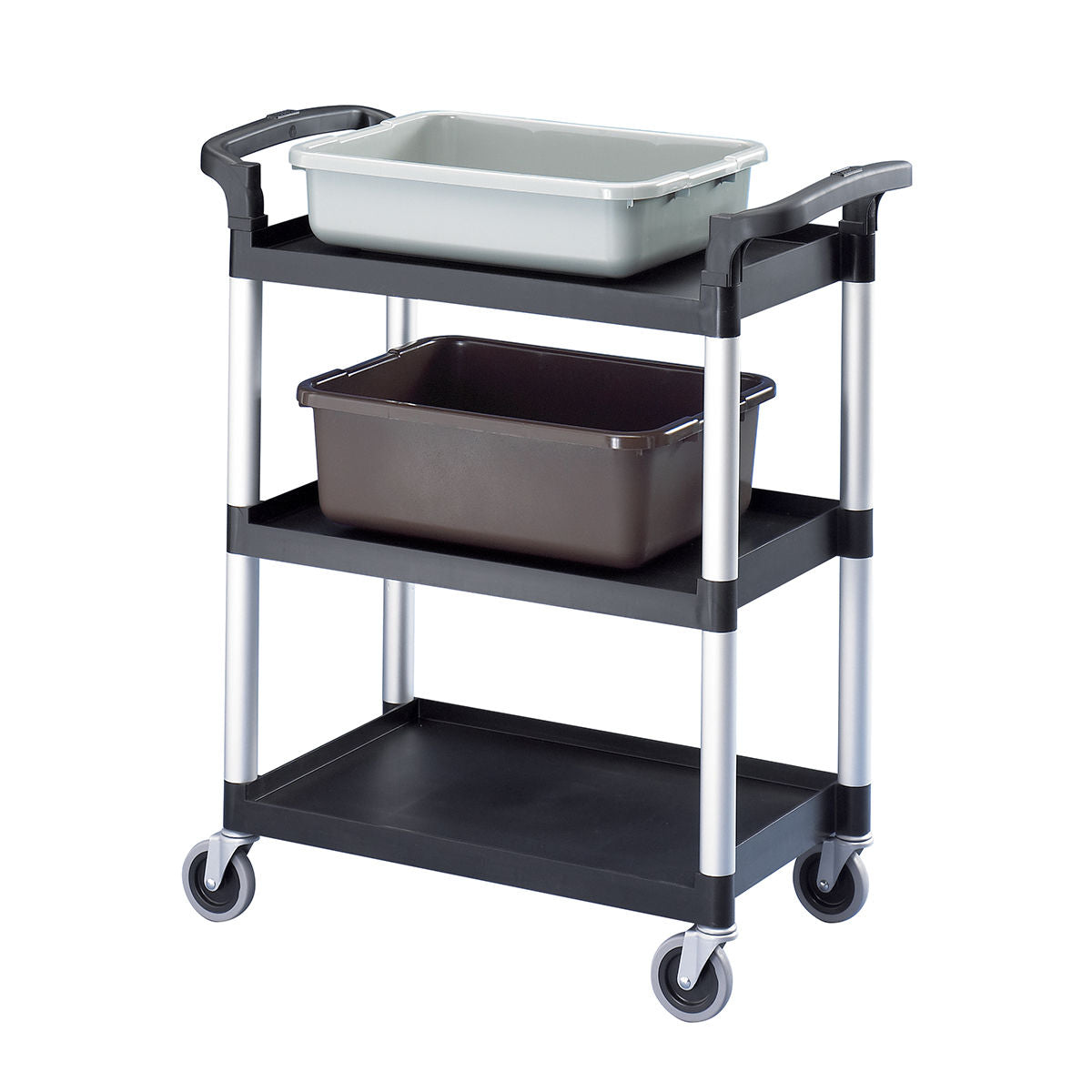 Cambro 3 Tier Black Frame Cambro Service Cart 136kg