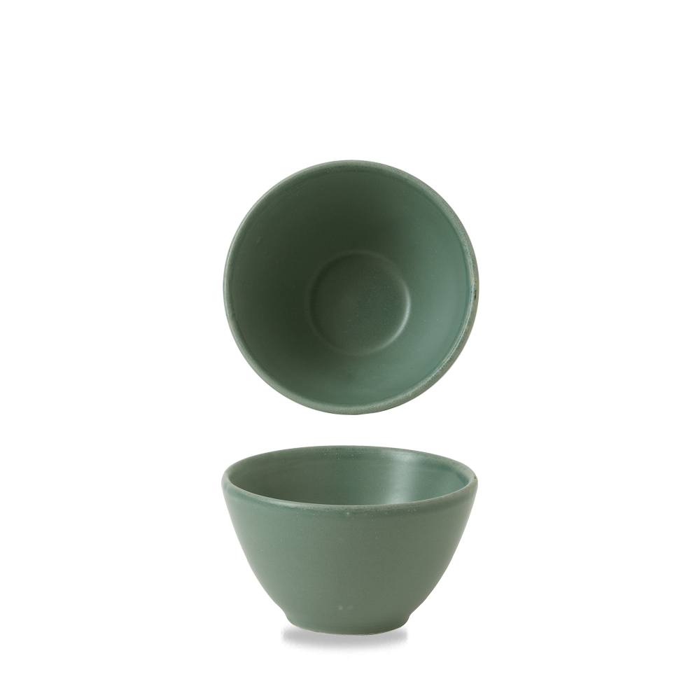 Churchill Nourish Andorra Green Deep Bowl 10cm Case Size 12 - Cater-Connect Ltd
