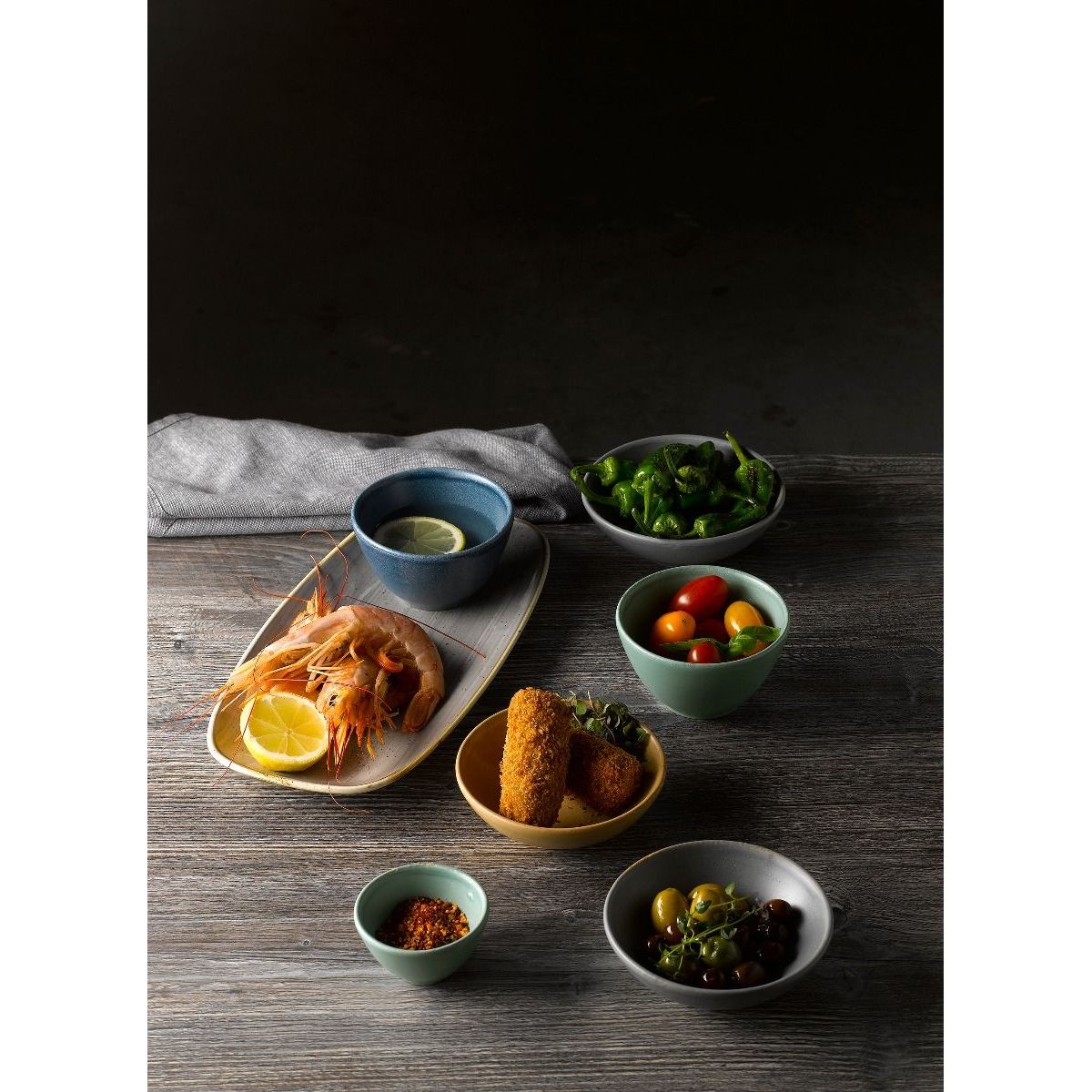 Churchill Nourish Seattle Grey Deep Bowl 10cm Case Size 12 - Cater-Connect Ltd