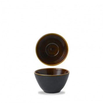 Churchill Nourish Tokyo Black Deep Bowl 10cm Case Size 12 - Cater-Connect Ltd