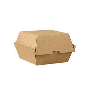 Recyclable Corrugated Burger Small Box Case Size 200.
