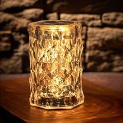 Crystal 413005C Acrylic Restaurant Table Lamp 14cm/5 1/2″ - Cater-Connect Ltd