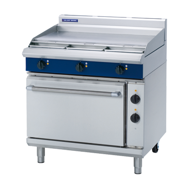 Blue Seal E506A Evolution Electric Griddle Static Range Oven 900mm 10.8kw