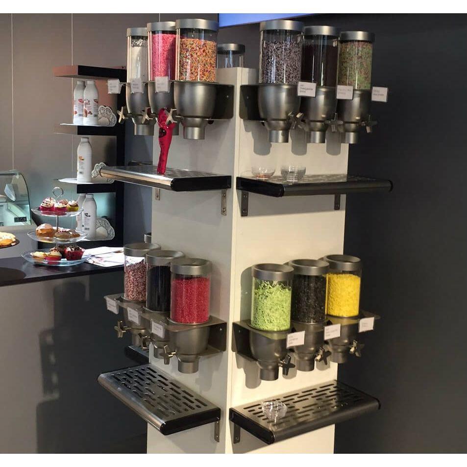 Rosseto EZ-SERV® Three-Container Wall Mounted Dispenser 1.95 Gallons.