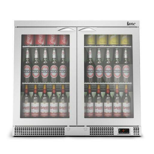 IMC F77/252 Mistral M90 Glass Door Bottle Cooler 117 Bottles.