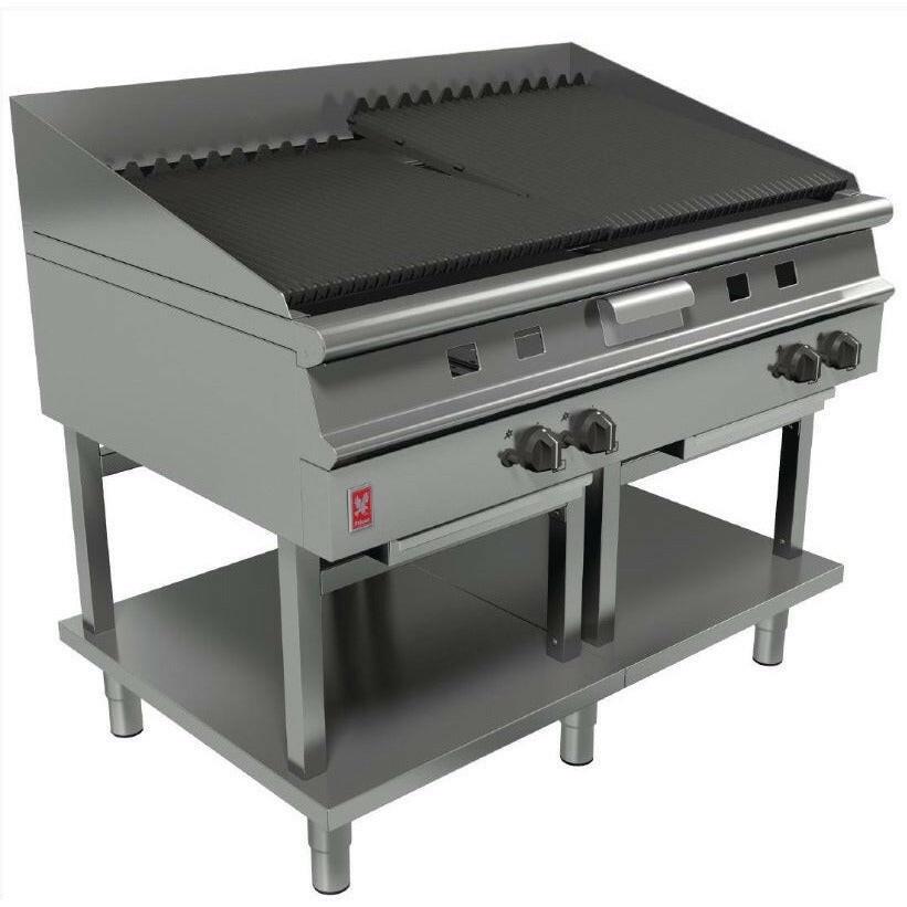 Falcon Dominator Plus G31225 Freestanding Gas Chargrill 1200mm 31.8kW.