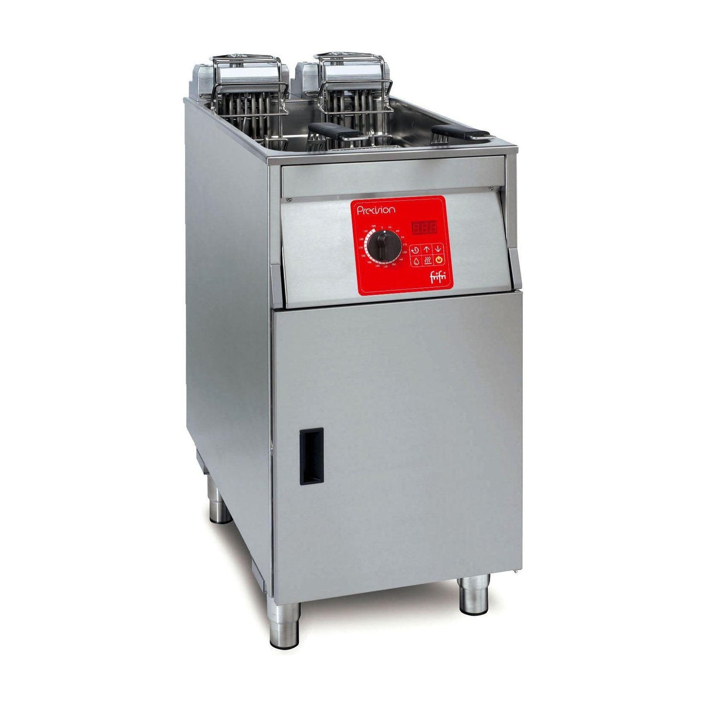 FriFri PL412H31G0 Precision 412 Electric Single Tank & Twin Basket Fryer 22kW.