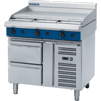 Blue Seal Evolution G516A-RB Gas Griddle Refrigerated Base Model 900mm - Cater-Connect Ltd