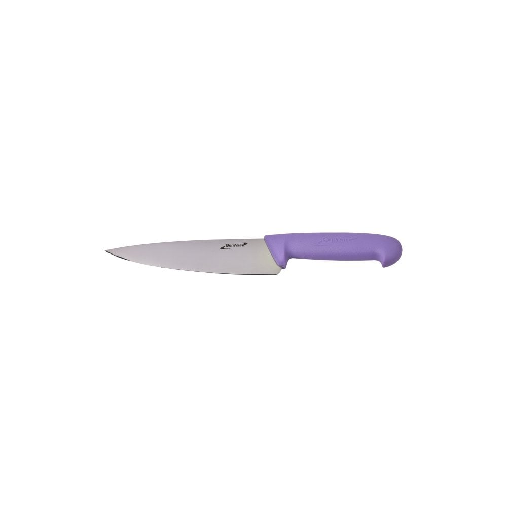 Genware K-C8P Chef Knife Purple 8" - Cater-Connect Ltd
