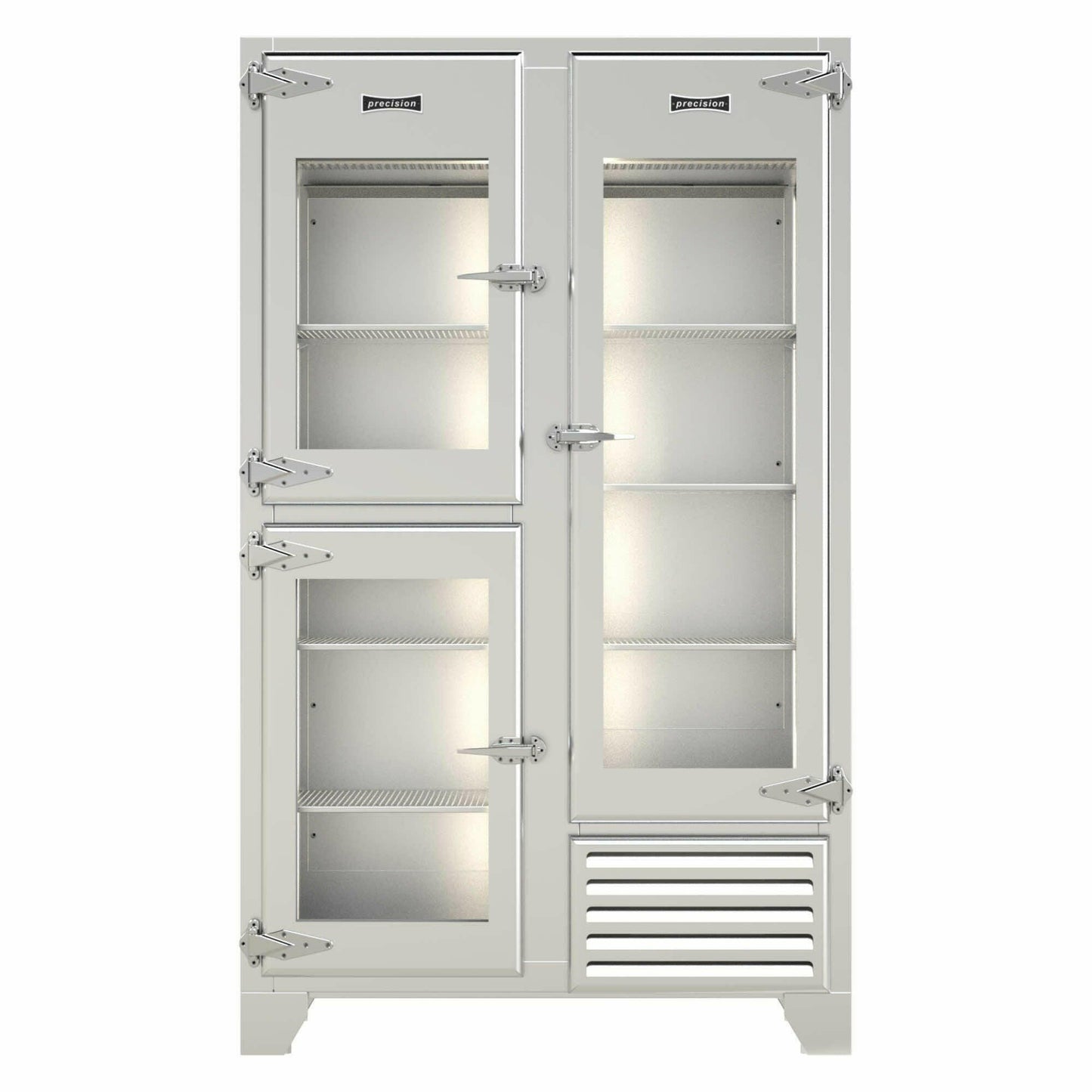 Precision HRU2 Retro Upright Double Door Fridge 588 Litres - Cater-Connect Ltd