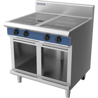 Blue Seal Evolution Series UKIN514R3-C Cabinet Base Model 4 Zone Induction Hob 14kw.