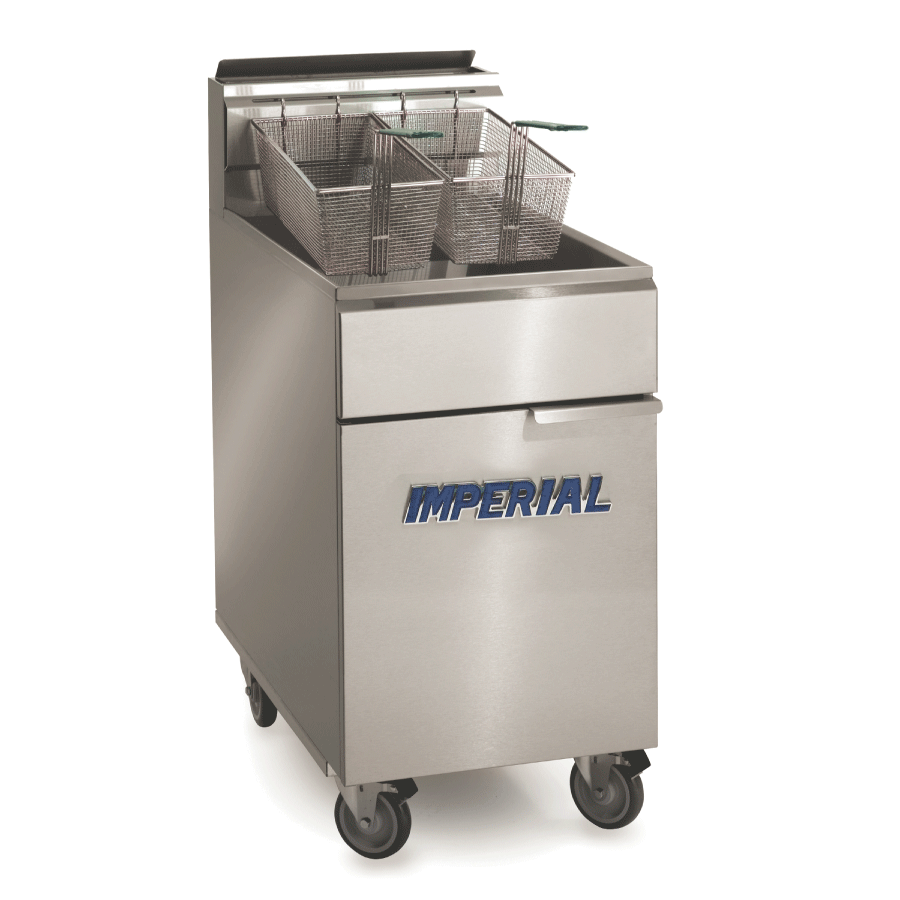 Imperial IFS-75 Single Tank Twin Basket Tube Fired Gas Fryer 41 Litres - Cater-Connect Ltd